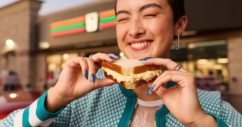 7-Eleven has expanded its fresh food lineup with the rollout of a Japanese-style egg salad sandwich.